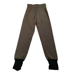 Belfe & Belfe Brown Stretch Poly Knit Ski Pants Italy 42 Vintage? snow ski